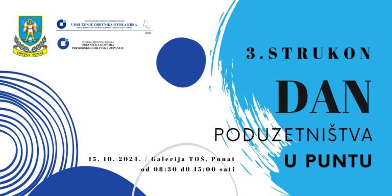 STRUKON – strukovna konferencija „Dan poduzetništva u Puntu“, 15. listopada