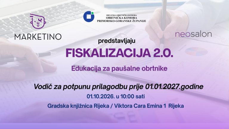 Edukacija – FISKALIZACIJA 2.0. / 01.10.2026./ gkr