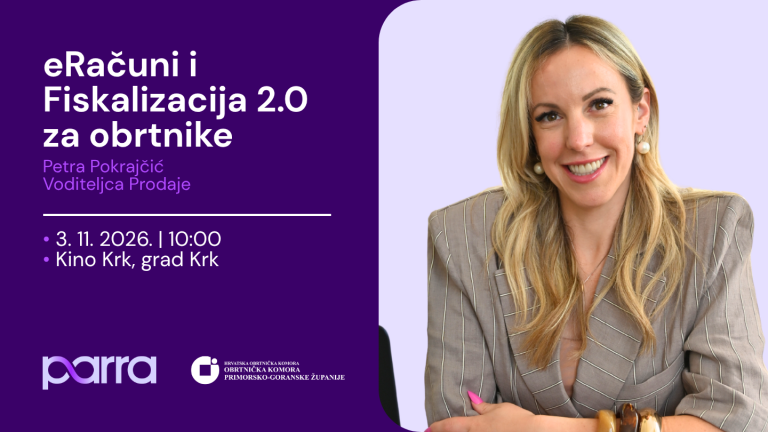 eRačuni i Fiskalizacija 2.0. za obrtnike: Kako se pripremiti za 1. siječnja 2027. / edukacija Aestus računovodstvo / 03.11.2026. / UO otoka Krka